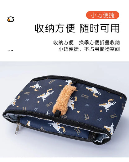 Hamster Warm Bed Portable Small Pet Cotton Nest for Hamster Sugar Glider Squirrel Guinea Pig Breathable Carry Bag