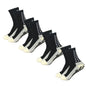 Men's Mid-Calf Sports Socks Breathable Anti-Slip Silicone Dotted Football Basketball Yoga Socks Comfortable Breathable Sports