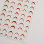 Embossed Nails Sticker 5D Japanese Retro Nail Art Stickers White French Line Adhesive Nail Art Sliders DIY Manicure Decor Decals