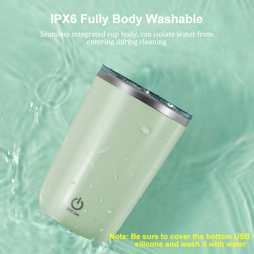 Electric Blender Cup Protein Powder Mixing Cup USB Rechargeable Automatic Mixer Shake Bottle Coffee Milk Blenders for Gym Travel