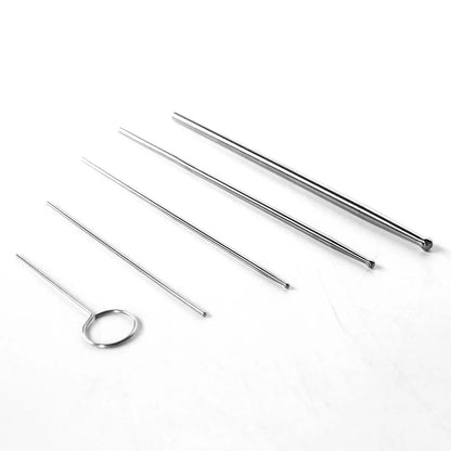 Reptiles Snake Gender Probes Set 6Pcs Reusable Different Size with Case Round