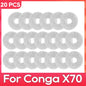 Fit For ( Conga X70 / Deerma X80 ) Replacement Parts Accessories Main Side Brush HEPA Filter Mop Pad Dust Bag