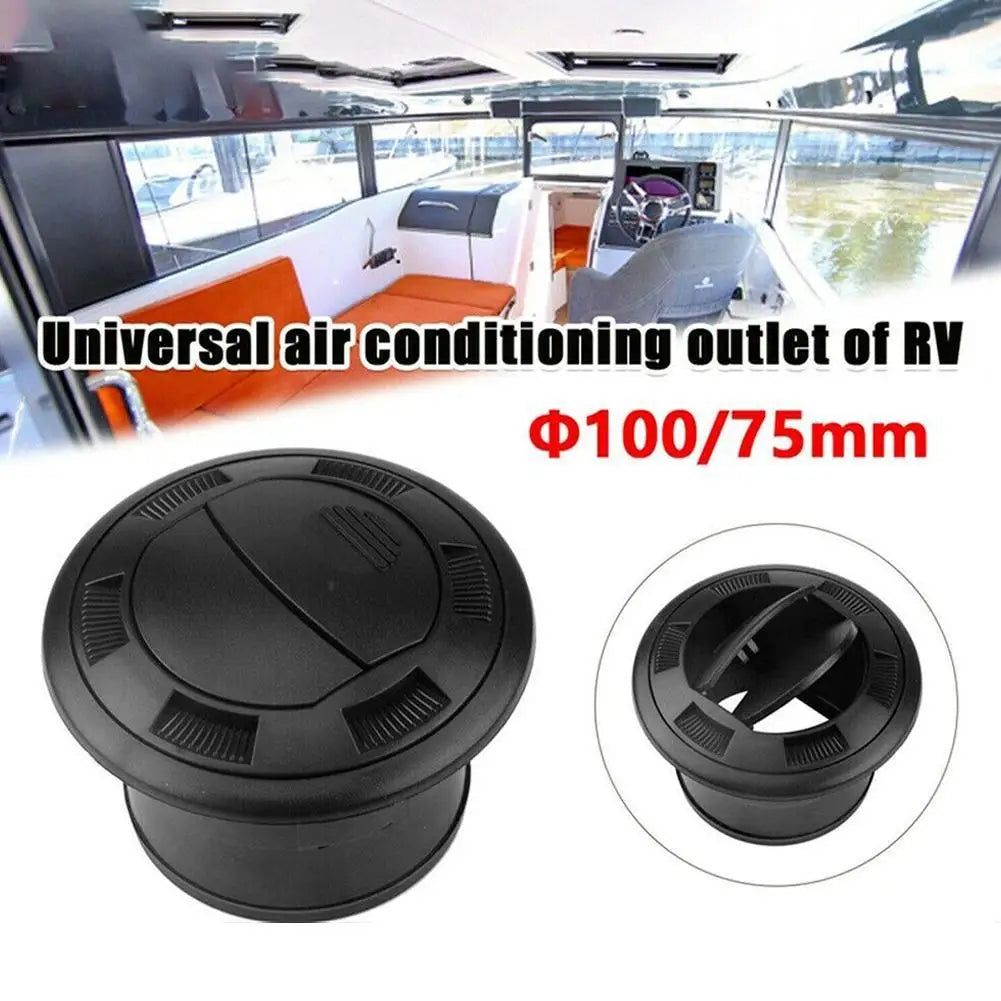 Universal 10cm 2.76 Inch Round Car Air Outlet Vent for RV Bus Boat Yacht Auto Replacement Parts Air Conditioning Vent Grille