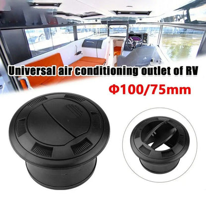 Universal 10cm 2.76 Inch Round Car Air Outlet Vent for RV Bus Boat Yacht Auto Replacement Parts Air Conditioning Vent Grille
