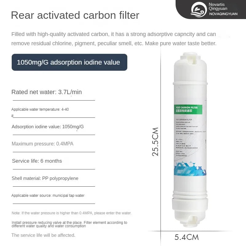 10inch Water Filter Replacement,PP Cotton,T33 Actived Carbon Water Filter Removal The Cholorine,Water Filter System