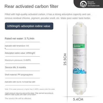 10inch Water Filter Replacement,PP Cotton,T33 Actived Carbon Water Filter Removal The Cholorine,Water Filter System
