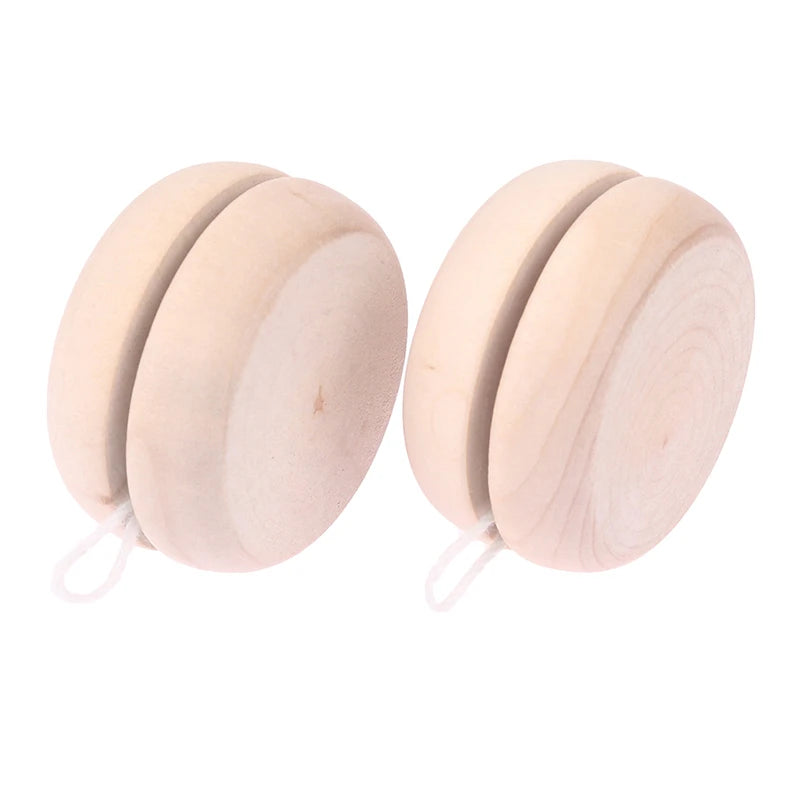 Portable Wooden Yoyo Ball Colorful Handmade Toy Creative Play & Craft Accessories for Children