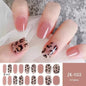 16/18/20Tips Semi-Cured Gel Nail Strips Adhesive Full Cover Stickers for Nails UV Lamp Need Press On Nails Fashion Manicure