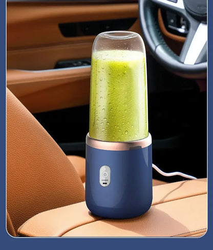 Portable Fruit Juicer Blenders Outdoor Personal Electric Mini Bottle Home USB Charge 6 Blades Double Cup Juicer Machine