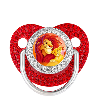 Shining nipple cartoon print baby feeding pacifier Silicone baby nipple  Baby soothing nipple  newborn sucking  0-12M