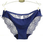Women's Sexy Lace Panties Seamless Cotton Breathable Briefs Girls Transparent Underpants Plus Size Brand Underwear 1 Piece