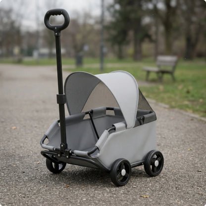 Pet Stroller with Telescopic Handle Folding Foldable Pet Stroller Sturdy Sturdy for Small Dogs, Outdoor Walks, Travel