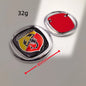 FIAT Abarth ForFord 145MM 4-Pin Car Emblem Hood Front Bonnet Grill Rear Trunk Badge Front Hood Emblem Bonnet Rear Trunk Badge