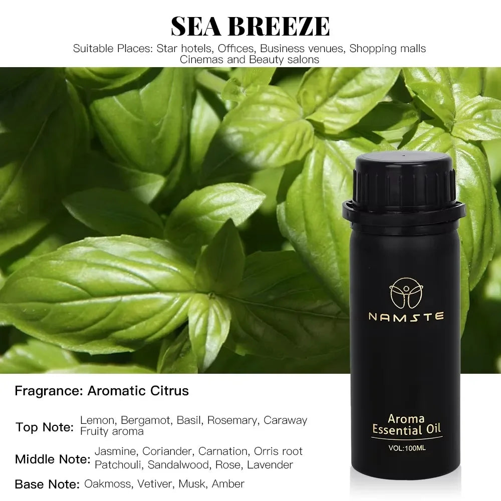 NAMSTE 100ML Glory Upgrade Concentrated Perfume Essential Oil For Electric Diffuser Device Pure Plant Extract Aromatic Oasis