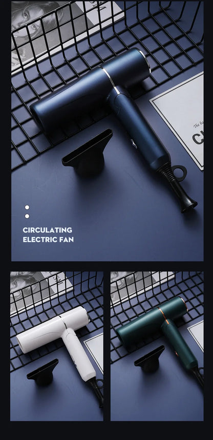 Hot Selling Professional Hair Dryer Negative Ion High Power Blue Light Foldable Electric Hair Dryer Salon Hair Tools Home
