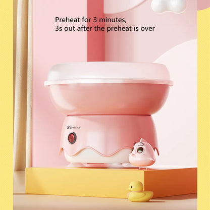Cotton Candy Machine for Kids DIY Portable with Large Food Grade Splash-Proof Plate Efficient Heating Hard & Sugar Free