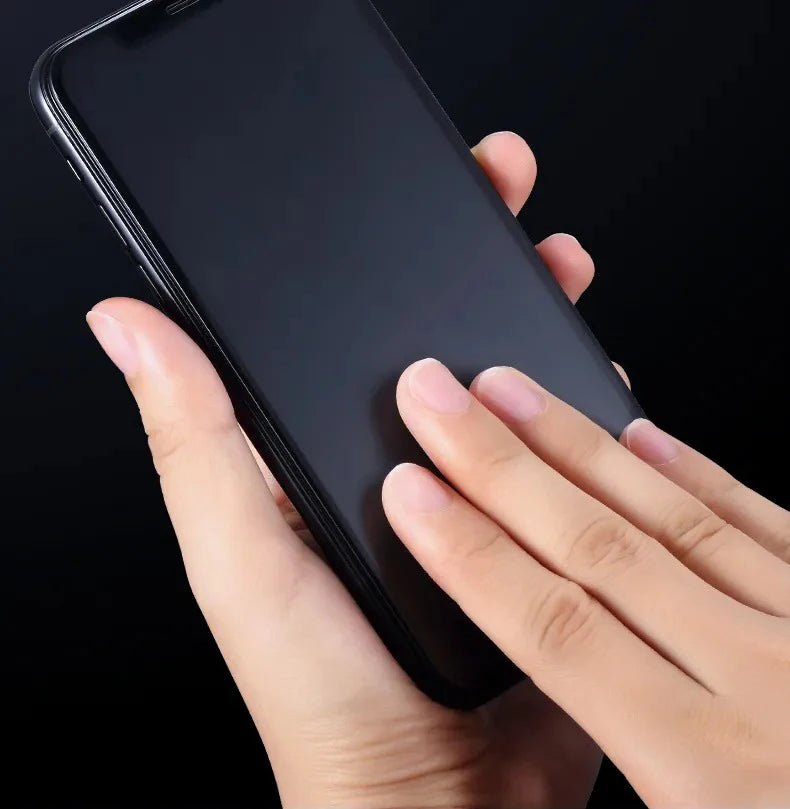 1-3Pcs Anti Fingerprint Frosted Matte Screen Protector for iPhone X XS 11 12 13 Mini 14 15 16 17 Air Pro Max Plus Tempered Glass