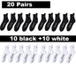 10/20Pairs High Quality Men's Socks Casual Breathable Cotton Man Run Sports Socks Spring Autumn Male Sox Gifts Plus Size 38-45