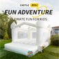 Oxford Jumping Bouncy Castle Bouncer for Wedding Party with Carrying Bag Repair kit Inflatable White Bounce House Professional