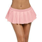 Pleated Skirt Trendy Low-rise Pleated Mini Skirt Stylish A-line Party Skirt Chic Solid Color Micro for Night Club Wear Sexy