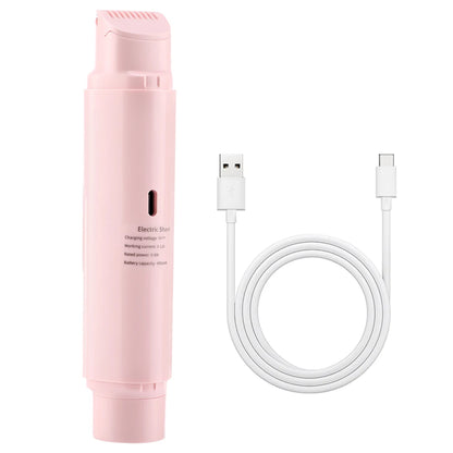 Electric Shaver for Women Waterproof Wet & Dry Hair Razors 2 in 1 Double Head Portable Bikini Hair Trimmer Detachable Head Shave