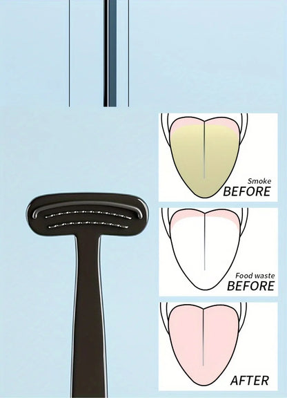 1pc Tongue Scraper, Tongue Coating Scraper, Reduce Bad Breath for Oral Care, Tongue Cleaners, Tongue Cleaning Tools for Adults