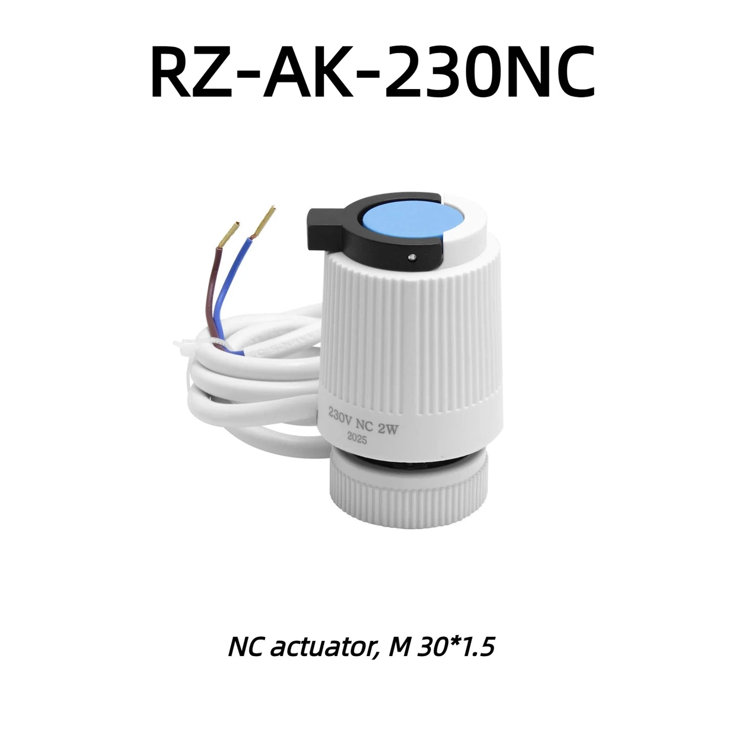 Beok Thermal Actuator 230V Normally Open and Normally Closed Actuators for Water Heating System Underfloor Heating