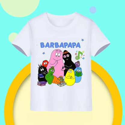barbapapa Children's Suit for Girls Children's Clothing Girl Child Tracksuit Pajamas Kids Football Kits Korean Popular Clothes