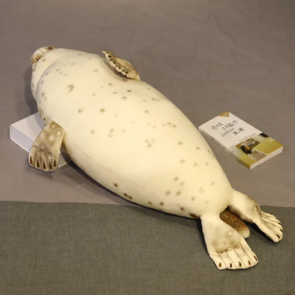 Simulation Giant Sea Lion Plush Toys Sea World Animal Soft Stuffed 3D Seal Pillow Home Decor Sofa Cushion Nice Birthday Gift