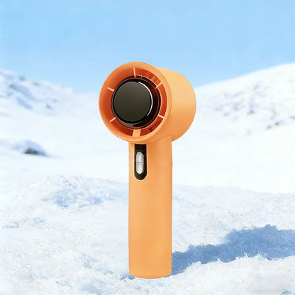 Rechargeable Handheld USB Fan, 100 Adjustable Speeds Digital Screen Mini Personal Fan, Lightweight Portable Cooling Fan for Outd