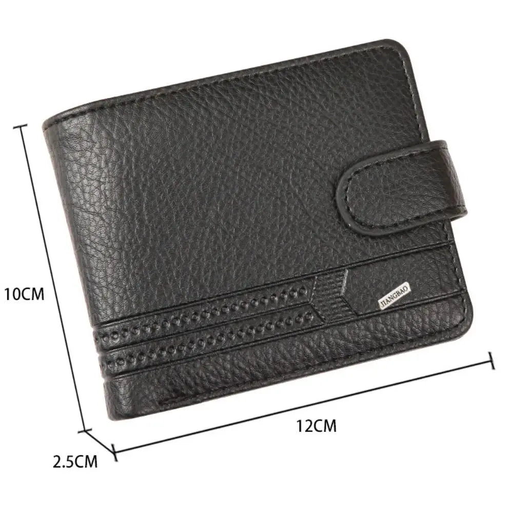 Men Wallets Leather Zipper Purse Man Slim Card Horders Quality Male Short Multi-card Wallet Coin Pocket Purse2027