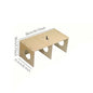 1pc Solid Wood Hideaway House, For Hamster Squirrel, Small Pet Aquascape Toys,  Small Animal Cage Accessories