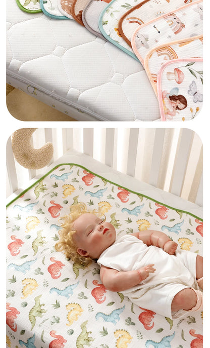 Children's Urine-proof Pads Waterproof Washable Mattress Urine Mat Bed Protector Urine Pads Cloth Breathable for 0-6 Years Baby