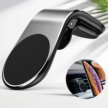 Universal Magnetic Car Phone Holder Mobile Mount - GPS Support Stand Compatible with iPhone 13 12 11 pro Max Huawei Xiaomi Samsu