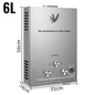 VEVOR LPG Liquefied Petroleum Gas Water Heater 6L 8L 10L 12L 16L 18L Liquefied Petroleum Gas Propane Butane Water Heater