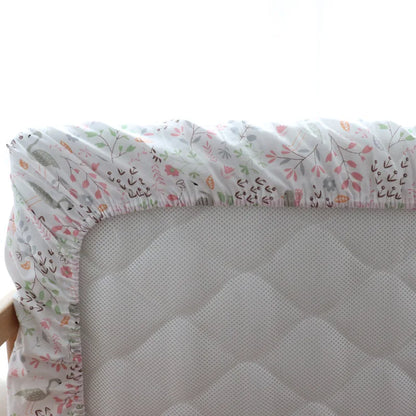 Baby Crib Fitted Sheet Newborns Bed Linen Children Cotton Cot Mattress Cover Protector For Toddler 130x70cm Allow Custom Size