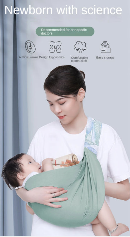 Adjustable Baby sling Wrap Baby Carrier Soft wrap Sling for Newborns Baby Carrier Scarf Toddler baby Sling Wrap Suspenders