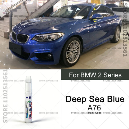 Car Paint Repair Pen Touch Up Scratch Remover DIY Auto Accessories Alpine White 300 Black Blue Gray For 2013-2025 BMW 2 Series