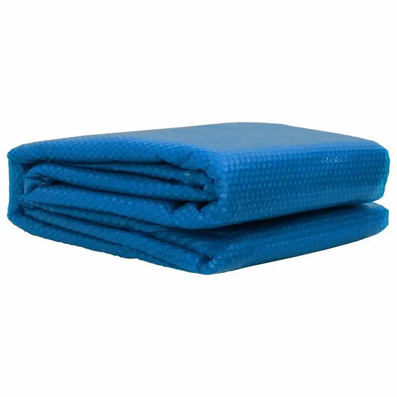118x79 Inch Solar Bubble Pool Cover Blue Heat Retaining Anti-Evaporation Blanket for Swimming Pool Summer