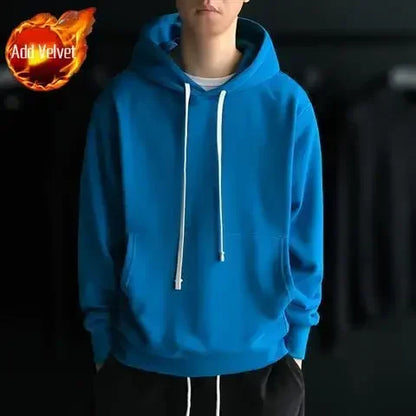 Male Clothes Hooded Solid Sweatshirt For Men No Logo Hoodies Yellow Designer Sweat Shirt Simple Elegant Hot Low Price New In S