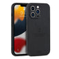 Luxury Business Leather Bumper Case For iPhone 17 Air 16 15 14 13 12 11 Pro Max Mini Plus Shockproof Soft Deer Head Back Cover