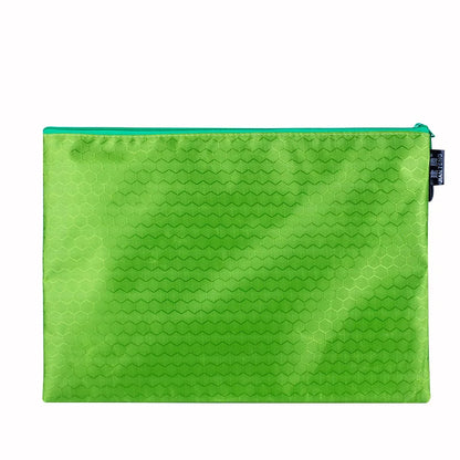A4 Waterproof Canvas File Folders Football Pattern Thick File Bag Student Teacher Document Bag Business School Supplies