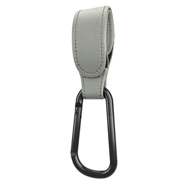 1/2pcs PU Leather Baby Bag Stroller Hook Pram Cart Organizer 360 Degree Rotatable Hook High-quality Crochet Stroller Accessories