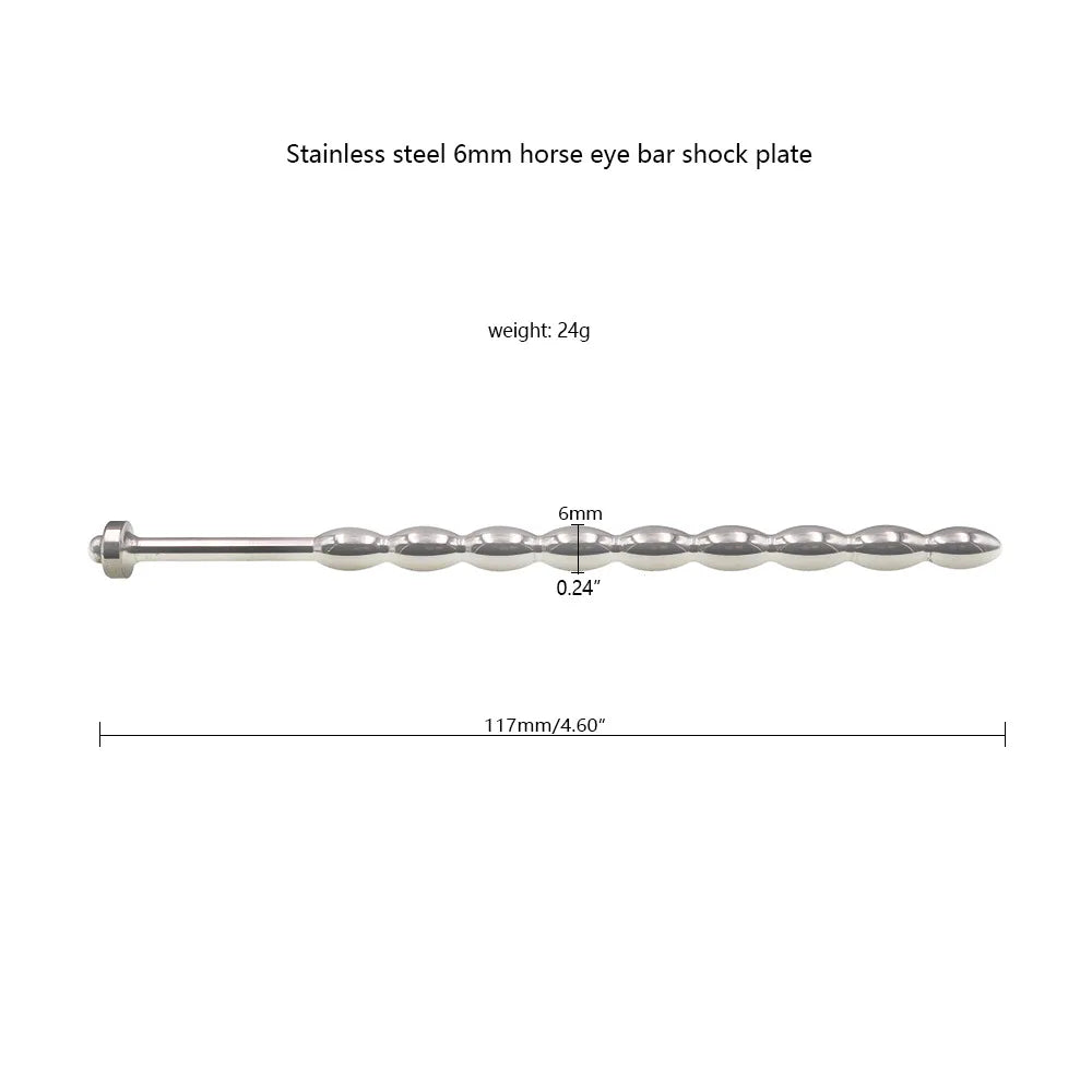 Male Eye Stick Urethral Insertion Stick Pulse Pulling Bead Urinary Blockage Ultra Long Stainless Steel Masturbation Orgasm Tool