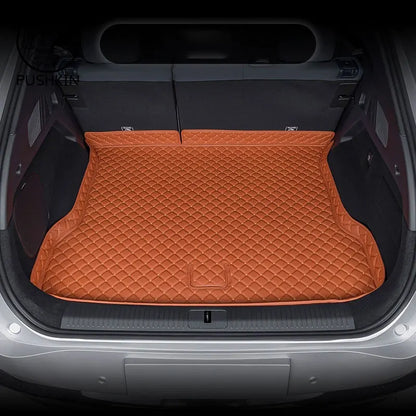 For Xpeng G6 2026 2025 2024 Car Boot Mat Rear Trunk Liner Cargo Protection Leather Trunk Mat Interior Modification Accessories
