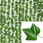4/10M Artificial Plant Green Ivy Leaf Garland Fake Plant Creeper Hanging Vine Outdoor DIY Garden Wall Wedding Party Home Decor