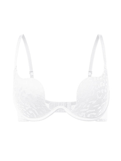 Solid Underwire Bra push up Lingerie comfort padded bra lift up thick cup lace bralette
