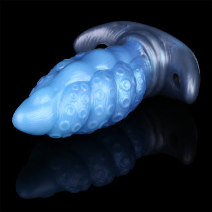 FAAK Silicone Wearable Anal Plug with Large Tail size S M L XL XXL Wireless Control Strapon Vibrator BDSM Flirting Sex Toys