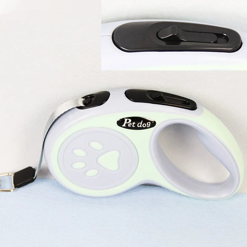 3M/5M Automatic Retractable Dog Leash ABS and Nylon Material Anti-Slip Handle for Puppy Small Medium Dogs Cat Outdoor Walking