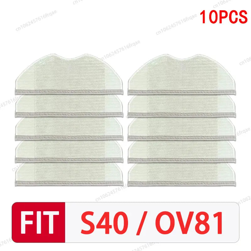 For Xiaomi S40 / OV81 Robot vacuum cleaner Accessories Main Side Brush Mop Cloth Hepa Filter Dust Bag Replacement Spare Parts